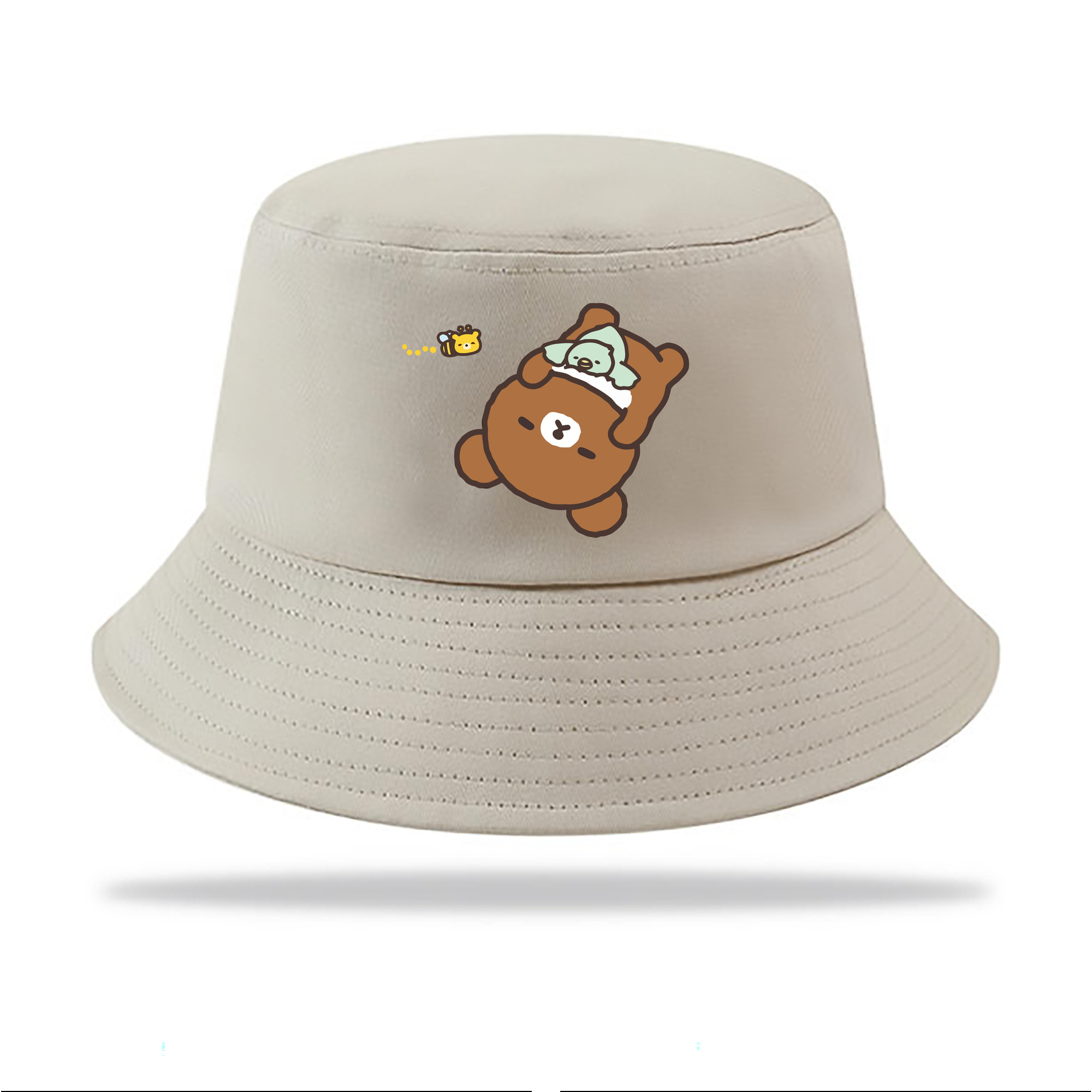 （画像用） リラックマ リラックマ キイロイトリ Rilakkuma Korilakkuma Kiiroitori アウトドア日除けバケットハット